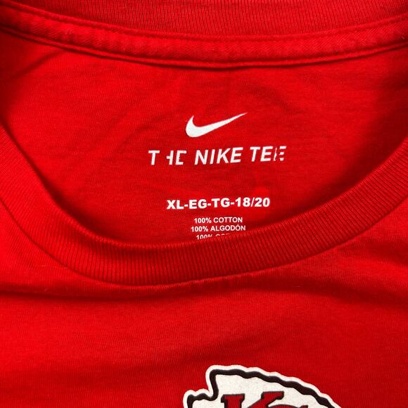 Nike Kansas City Chiefs T-Shirt Jersey Youth XL 18 / 20 Tyrann Mathieu #32 - Picture 4 of 4